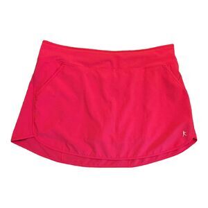 DANSKIN ladies golf tennis mid length skirt skort with pockets Medium 8-10